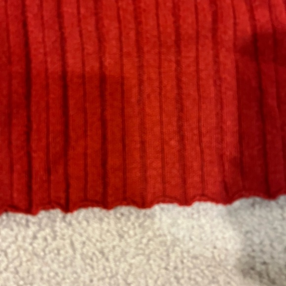 Princess Polly Santorini Red Off the Shoulder Cropped Knit Top - Picture 4 of 8